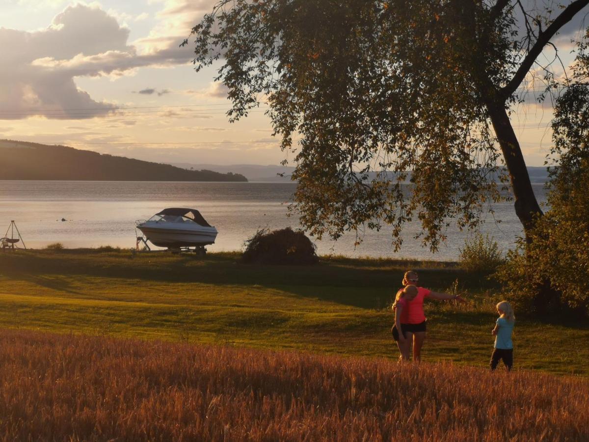 Hotel Idylliske Evjua Ved Mjosa Skreia Esterno foto