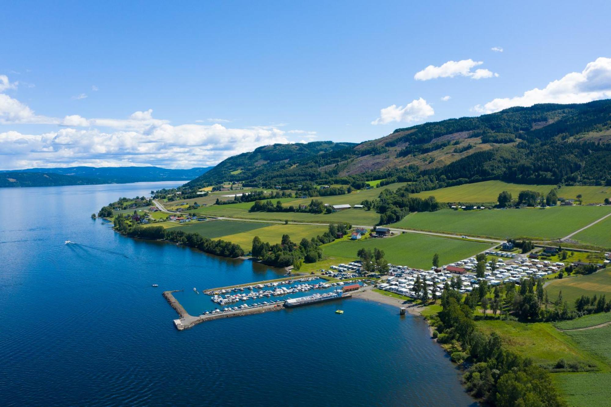 Hotel Idylliske Evjua Ved Mjosa Skreia Esterno foto