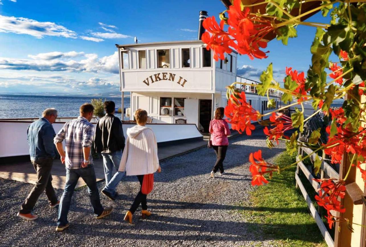 Hotel Idylliske Evjua Ved Mjosa Skreia Esterno foto