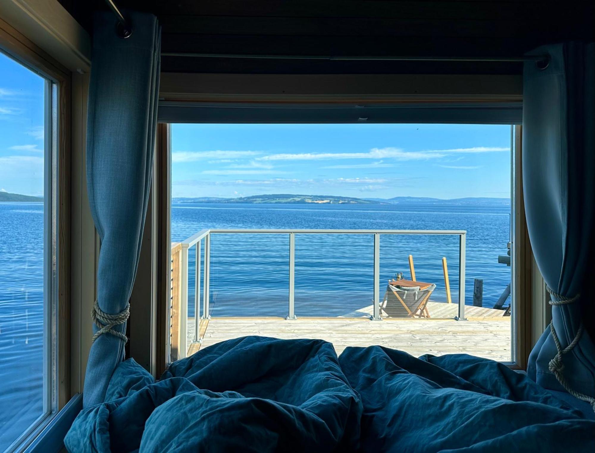 Hotel Idylliske Evjua Ved Mjosa Skreia Esterno foto